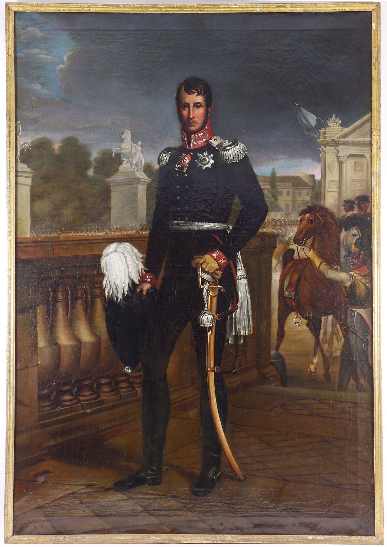 Portret Fryderyka Wilhelma III w mundurze galowym