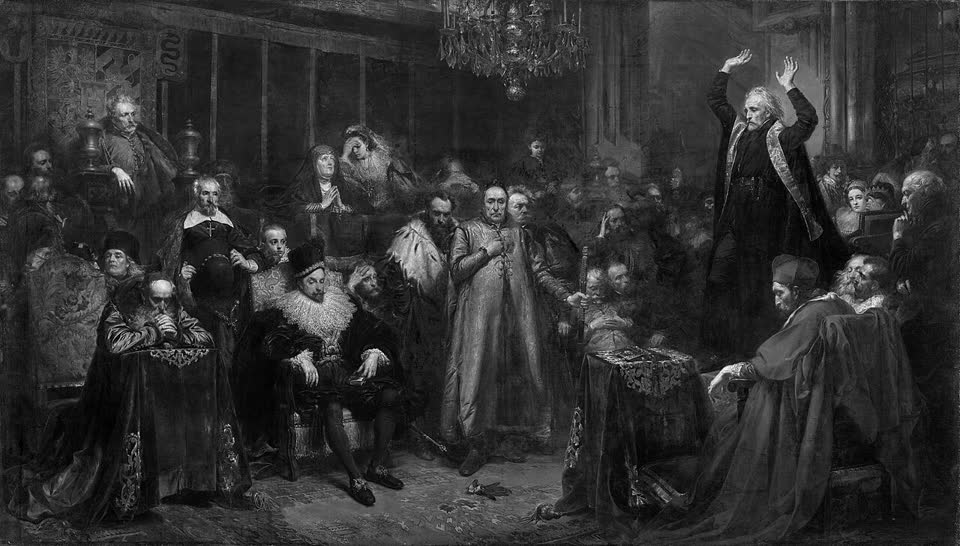 Jan Matejko, Kazanie Skargi, obraz z 1864 roku