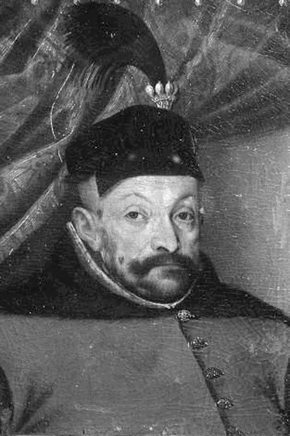 Stefan Batory w stroju węgierskim, portret pędzla Marcina Kobera